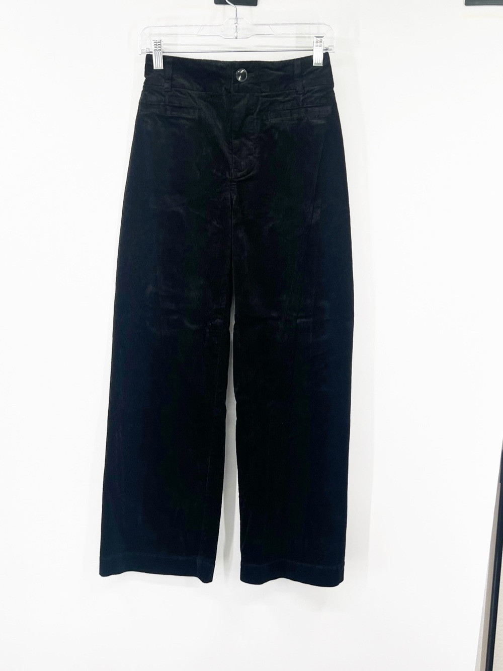 Maeve by Anthropologie The Colette Cropped Wide-Leg Trousers Corduroy